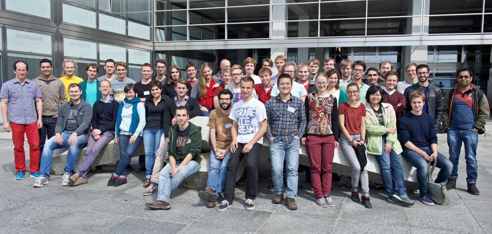 Enlarged view: Group picture of the IDEA League School on Quantum Information Processing at ETH Zurich, September 9, 2015. Photo: ETH Zurich/D-PHYS Heidi Hostettler.