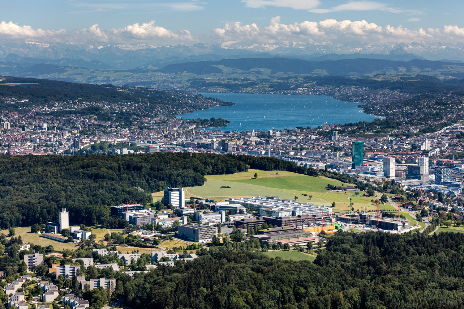 Aerial image of &nbsp;ETH Hoenggerberg / ETH Zurich, Alessandro Della Bella